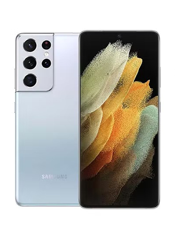 Samsung Galaxy S21 Ultra 256GB Phantom Silver, 12GB RAM, 5G, International Version, Dual Sim Smartphone