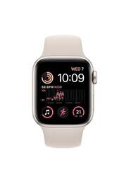 Apple Watch SE 44mm Smartwatch, GPS, Starlight