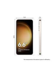 Samsung Galaxy S23+ 256GB Cream, 8GB, 5G, Dual SIM Smartphones, Middle East Version