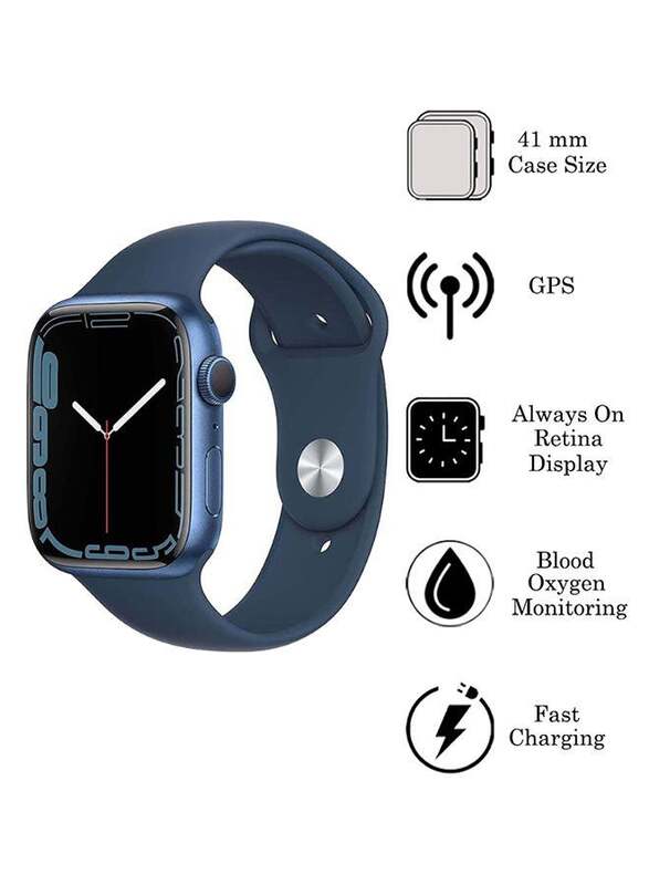 Apple Watch Series 7 41mm Smartwatch, GPS, Abyss Blue