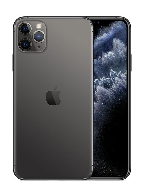 Apple iPhone 11 Pro Max 64GB Space Gray, With FaceTime, 4GB RAM, 4G LTE, Dual Sim Smartphone, Hong Kong Version