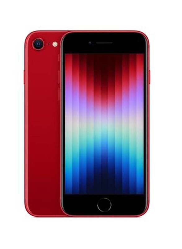 Apple iPhone SE (2022) 256GB Red, 3GB RAM, 5G, Single Sim Smartphone, UAE Version