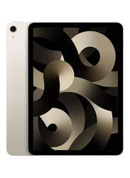 Apple iPad Air 2022 5th Gen 64GB Starlight 10.9-inch Tablet, With FaceTime, 8GB RAM, WiFi Only, International Version