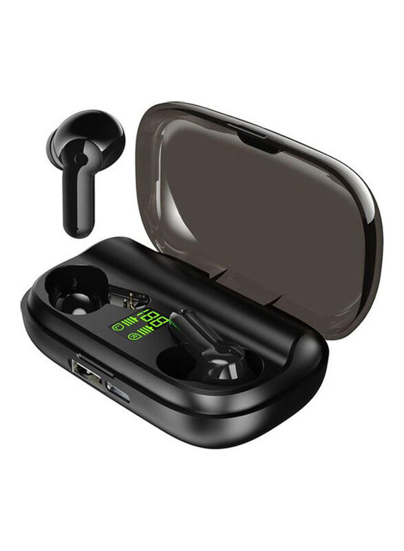 XT-01 True Sports Wireless/Bluetooth In-Ear Earbuds, Black