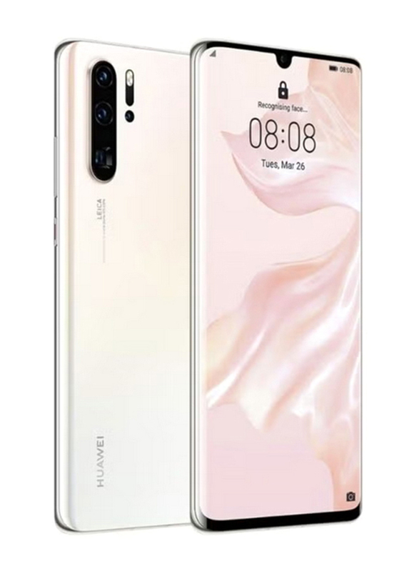 Huawei P30 Pro 128GB Pearl White, 8GB RAM, 4G LTE Dual SIM Smartphone