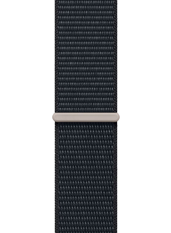 Apple Watch Series 9 41mm Smart Watch, GPS, Midnight Aluminium Case With Midnight Sport Loop Band