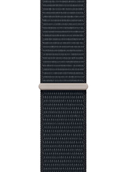 Apple Watch Series 9 41mm Smart Watch, GPS, Midnight Aluminium Case With Midnight Sport Loop Band