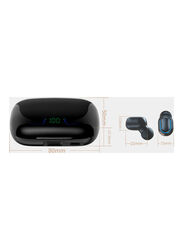 TWS True Wireless/Bluetooth Headset, Black