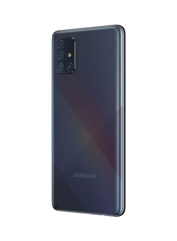 Samsung Galaxy A71 128GB Prism Crush Black, 8GB RAM, 4G LTE, Dual Sim Smartphone