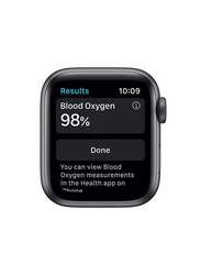 Apple Watch SE 1st Gen 44mm Smartwatch, GPS, Space Grey Aluminum Case With Midnight Sport Band