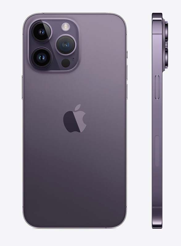 Apple iPhone 14 Pro 256GB Deep Purple, With FaceTime, 6GB RAM, 5G, Dual Sim Smartphone, Middle East Version