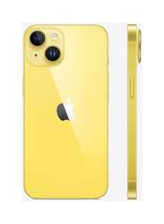 Apple iPhone 14 128GB Yellow, With FaceTime, 4GB RAM, 5G, Single Sim Smartphone, International Version