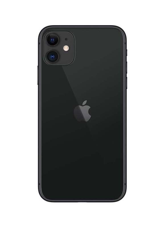 Apple iPhone 11 128GB Black, With FaceTime, 4GB RAM, 4G LTE, Single Sim Smartphone, Middle East Version