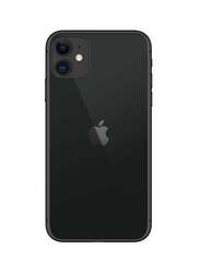 Apple iPhone 11 128GB Black, With FaceTime, 4GB RAM, 4G LTE, Single Sim Smartphone, Middle East Version