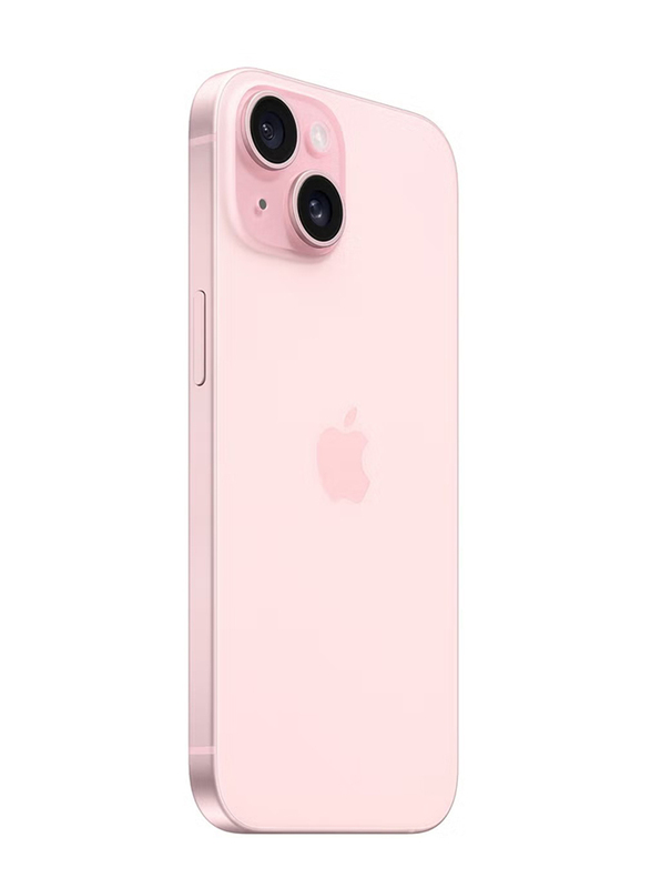 Apple iPhone 15 Plus 128GB Pink, With FaceTime, 6GB RAM, 5G, Single SIM Smartphone, Middle East Version
