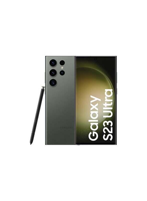 Samsung Galaxy S23 Ultra 256GB Green, 12GB RAM, 5G, Dual Sim Smartphone, International Version