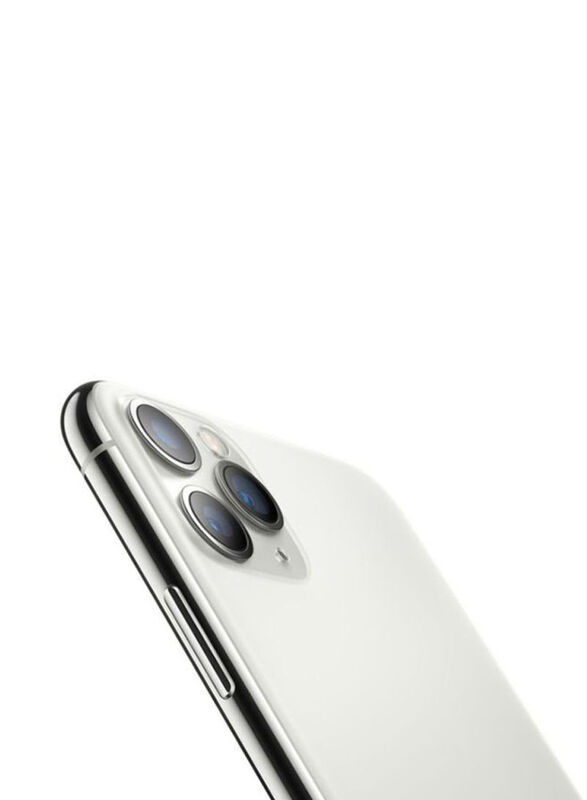 Apple iPhone 11 Pro Max 512GB Silver, With FaceTime, 4GB RAM, 4G LTE, Single Sim Smartphone, International Version