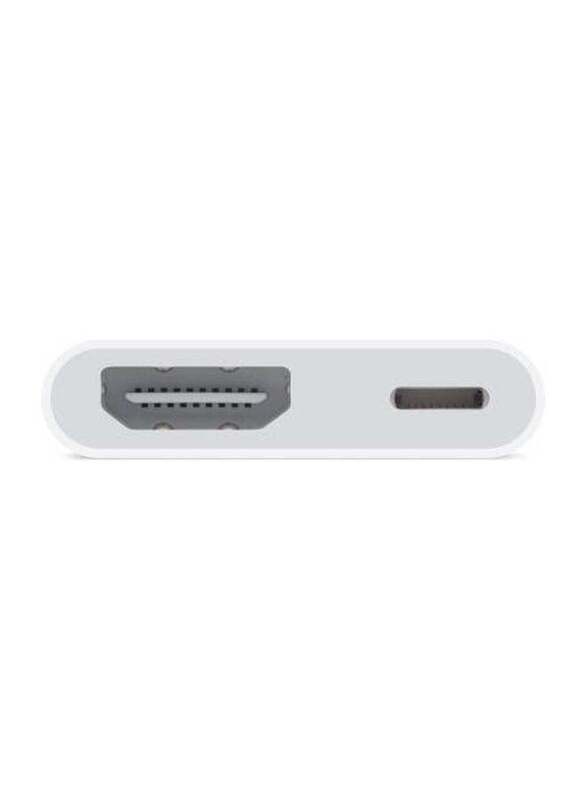 Apple VGA Adapter, Lightning to VGA for Apple iPhone/iPad/iPod, White