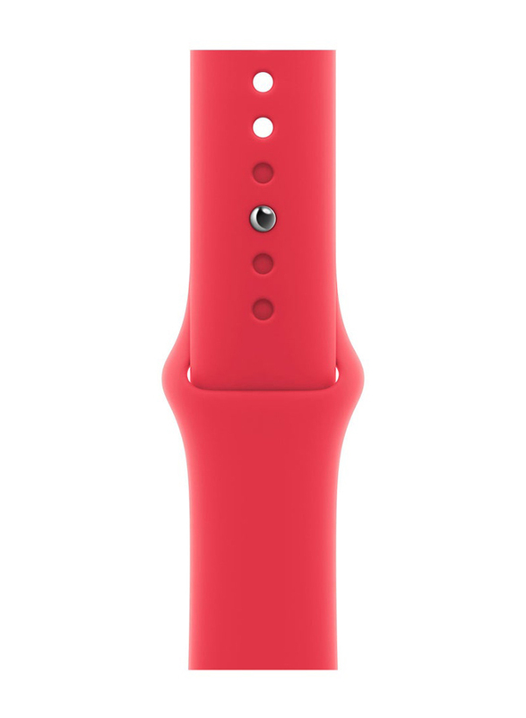 Apple Watch Series 9 41mm S/M & M/L Smart Watch, GPS, Red Aluminium Case With Red Sport Band