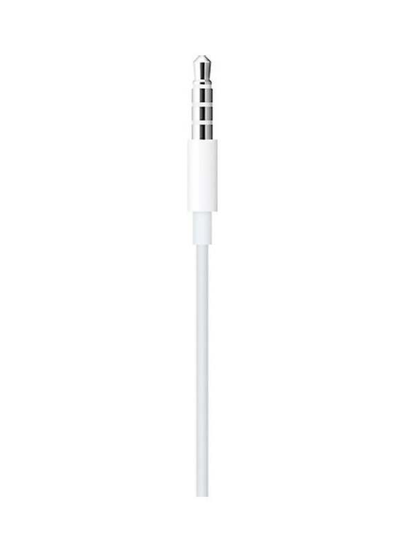 Apple Wired In-Ear EarPods With Microphone, White