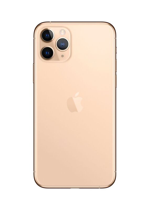 Apple iPhone 11 Pro Max 64GB Gold, With FaceTime, 4GB RAM, 4G LTE, Single Sims Smartphone, UAE Version