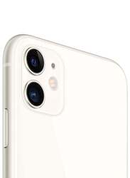 Apple iPhone 11 128GB White, 4GB RAM, 4G LTE, Dual Sim Smartphone, Middle East Version