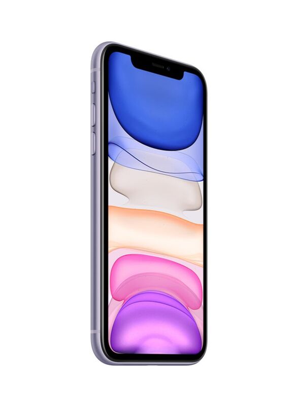 Apple iPhone 11 256GB Purple, With FaceTime, 4GB RAM, 4G LTE, Single Sims Smartphone, UAE Version