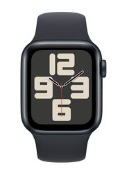 Apple Watch SE (2023) 40mm S/M & M/L Smart Watch, GPS + Cellular, Midnight Aluminium Case With Midnight Sport Band