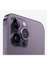 Apple iPhone 14 Pro 256GB Deep Purple, With FaceTime, 6GB RAM, 5G, Dual Sim Smartphone, Middle East Version