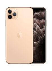 Apple iPhone 11 Pro Max 64GB Gold, With FaceTime, 4GB RAM, 4G LTE, Single Sims Smartphone, UAE Version