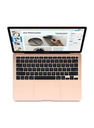 Apple MacBook Air Laptop, 13" Quad HD Retina Display, Intel Core i5 10th Gen, 512 GB SSD, 8GB RAM, Intel Iris Xe Graphics, EN KB, macOS, Gold, International Version
