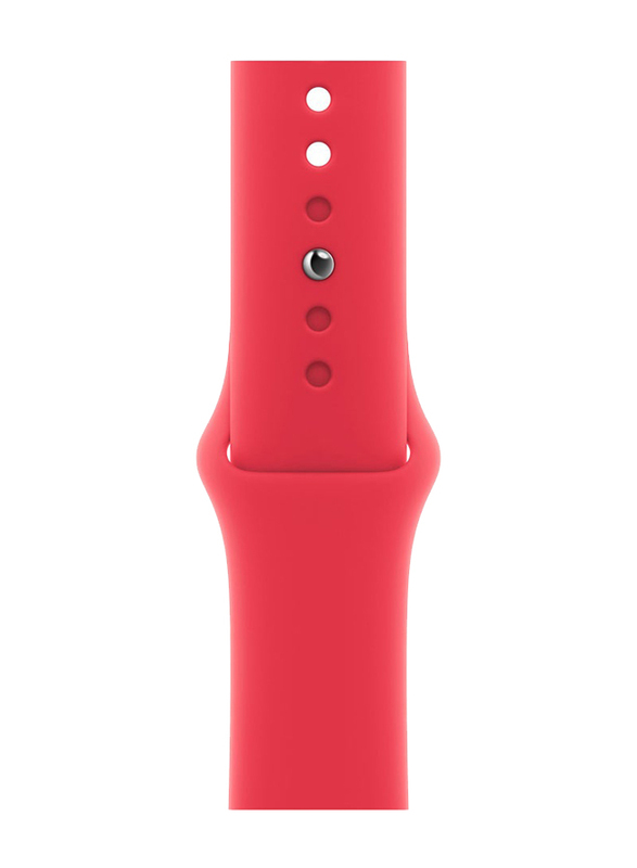Apple Watch Series 9 41mm S/M & M/L Smart Watch, GPS + Cellular, Red Aluminium Case With Red Sport Band