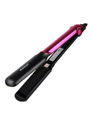 Kemei Hair Straightener, KM2113, Black/Pink