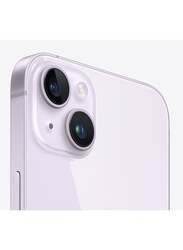 Apple iPhone 14 128GB Purple, With FaceTime, 4GB RAM, 5G, Single Sim Smartphone, USA Version