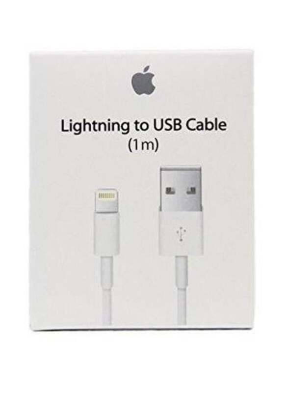 Apple 1-Meter Charging Cable, Lightning to USB for Apple Devices, White