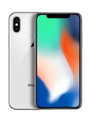 Apple iPhone X 64GB Silver, Without FaceTime, 3GB RAM, 4G LTE, Single Sim Smartphone