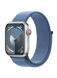Apple Watch Series 9 41mm S/M & M/L Smart Watch, GPS, Pink Aluminium Case With Light Pink Sport Band