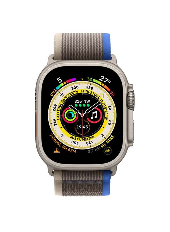 Apple Watch Ultra 49mm Smartwatch, GPS + Cellular, Blue/Grey