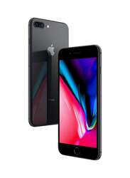 Apple iPhone 8 Plus Refurbished 64GB Space Grey, With FaceTime, 3GB RAM, 4G LTE, Single Sim Smartphone