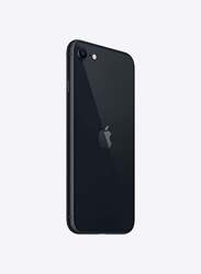 Apple iPhone SE 2022 3rd Gen 64GB Midnight, Without FaceTime, 4GB RAM, 5G, Single Sim Smartphone, International Version