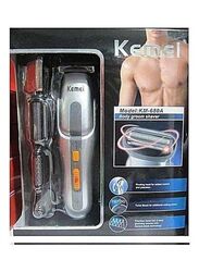 Kemei Multi Usage Trimmer for Men, KM680A, Silver