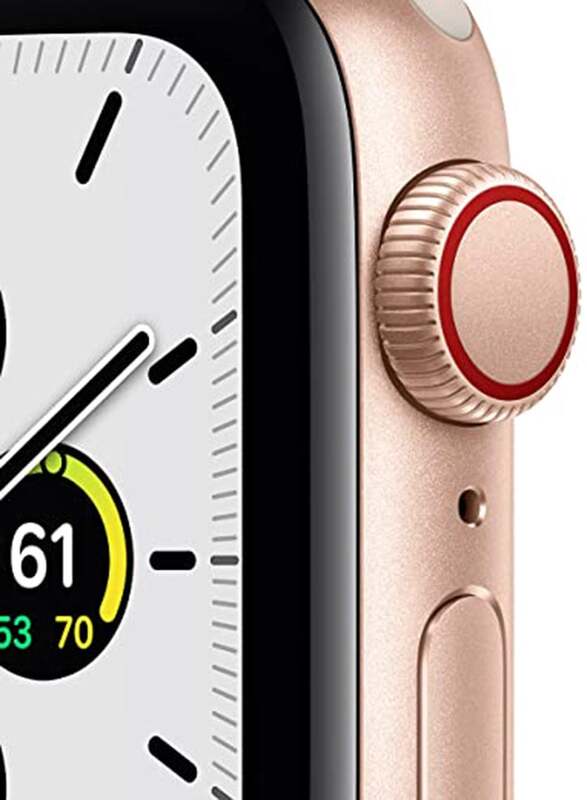 Apple Watch SE 44mm Smartwatch, GPS + Cellular, Starlight