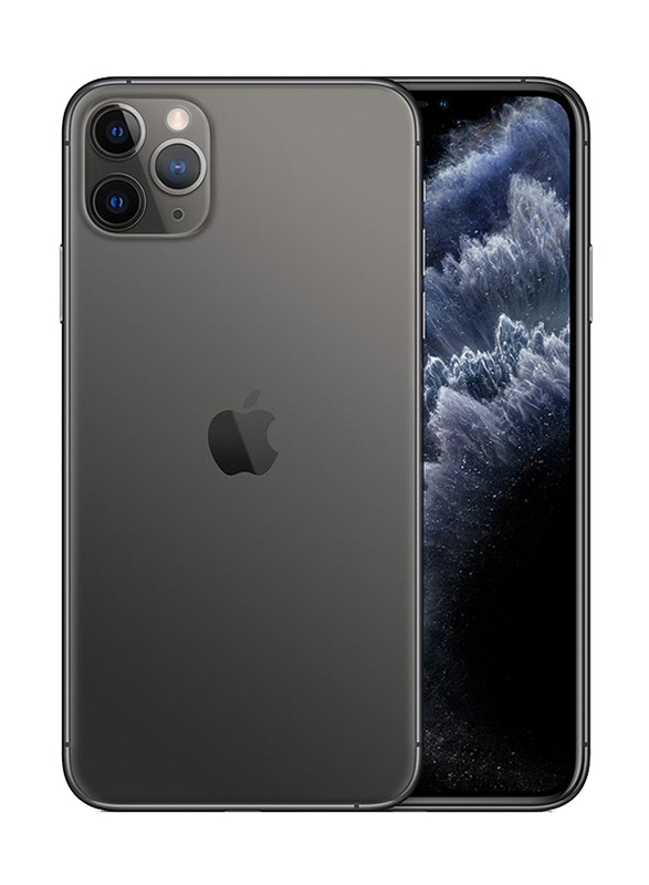 Apple iPhone 11 Pro Max 64GB Space Gray, With FaceTime, 4GB RAM, 4G LTE, Dual Sim Smartphone, UAE Version