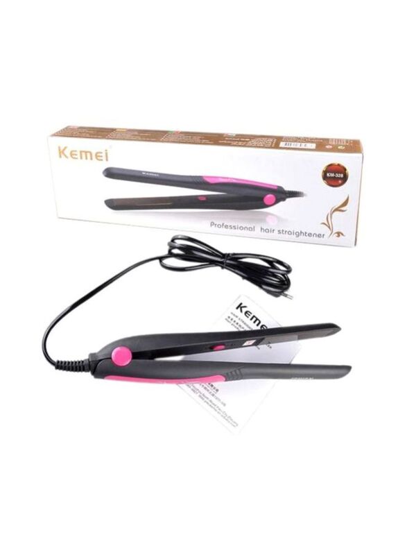 Kemei Electric Hair Straightener, KM328, Black