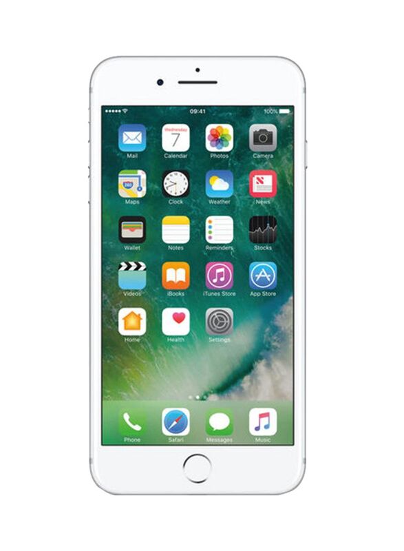 Apple iPhone 7 Plus 128GB Silver, With FaceTime, 3GB RAM, 4G LTE, Single Sim Smartphone