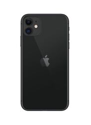 Apple iPhone 11 64GB Black, With FaceTime, 4GB RAM, 4G LTE, Single Sim Smartphone