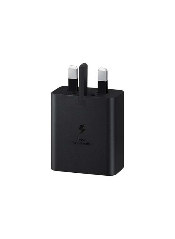 Samsung 45W Super Fast Wall Charger with USB-C to USB-C Cable, Black