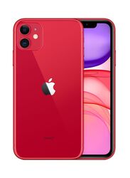Apple iPhone 11 256GB Red, With FaceTime, 4GB RAM, 4G LTE, Single Sims Smartphone, UAE Version
