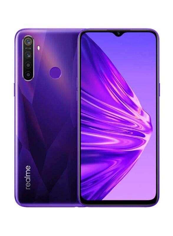 

Realme 5 128GB Crystal Purple, 4GB, 4G LTE, Dual SIM SmartPhone