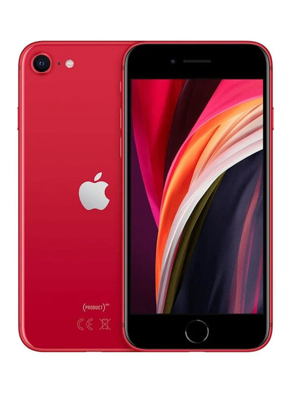 Apple iPhone SE (2020) 64GB Red, With FaceTime, 3GB RAM, 4G, Single Sim Smartphone